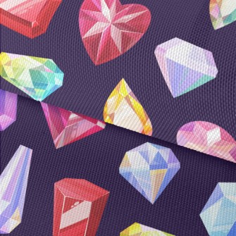 Sparkling Diamonds Waterproof Oxford