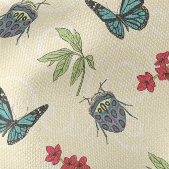 Beautiful Butterfly Insect Waterproof Canvas