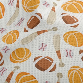 Basketball Baseball Football Athletic Mesh Flat Back