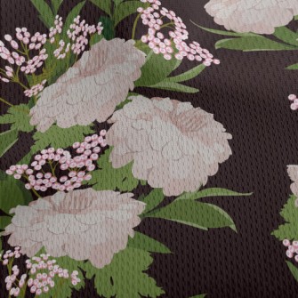 Cute Pink Chrysanthemum Athletic Mesh Flat Back