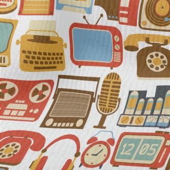 Retro TV Speakers Terry