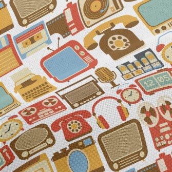 Retro TV Speakers Performance Linen