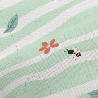 Striped Flying Bee Performance Linen