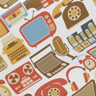 Retro TV Speakers Twill