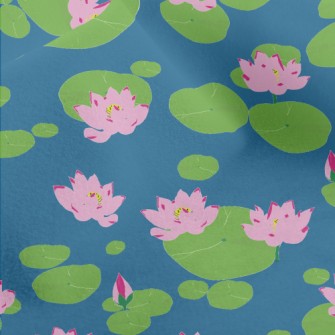 Pond Lotus Leaf Micro Fleece