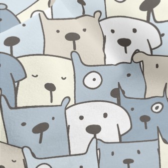 Dazed Group Of Dogs Micro Fleece