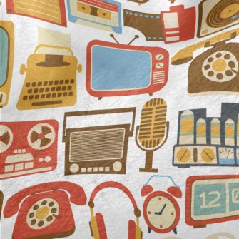 Retro TV Speakers Minky