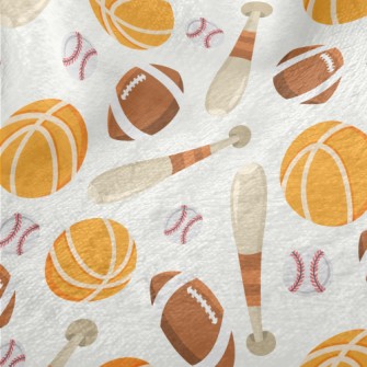 Basketball Baseball Football Minky