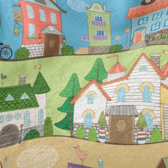 Nordic Town Architecture Minky
