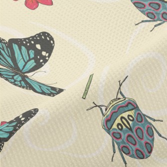 Beautiful Butterfly Insect Piqué