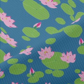 Pond Lotus Leaf Piqué