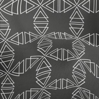 Irregular Geometric Shapes Lightweight Performance Linen