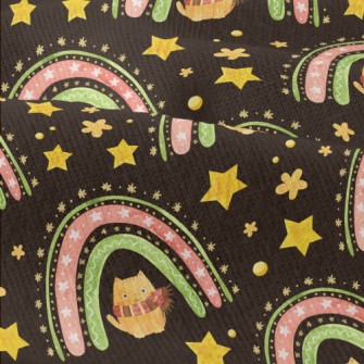 Star Rainbow Kitten Modern Jersey