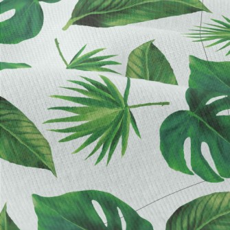 Tropical Rainforest Leaves Modern Jersey