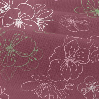 Empty Elegant Cherry Blossoms Modern Jersey