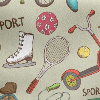 Rich Sports Activities Jersey Backed Fleece