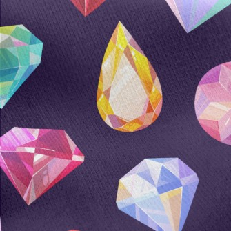 Sparkling Diamonds Jersey Backed Fleece