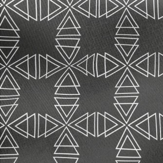 Irregular Geometric Shapes Jersey Backed Fleece