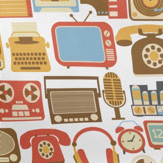 Retro TV Speakers Pongee