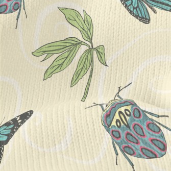 Beautiful Butterfly Insect Stretch Jersey