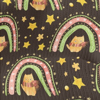 Star Rainbow Kitten Stretch Jersey