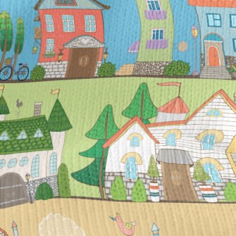 Nordic Town Architecture Stretch Jersey