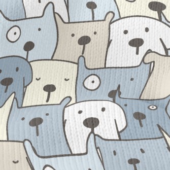 Dazed Group Of Dogs Stretch Jersey