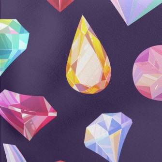 Sparkling Diamonds Lightweight Cotton Poplin