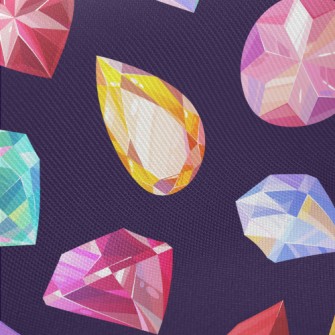 Sparkling Diamonds Midweight Cotton Poplin