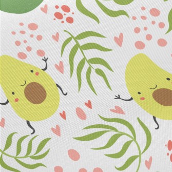 Dancing Avocado Midweight Cotton Poplin