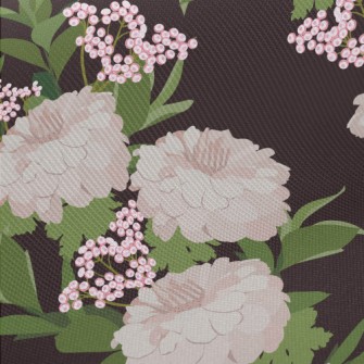 Cute Pink Chrysanthemum Midweight Cotton Poplin