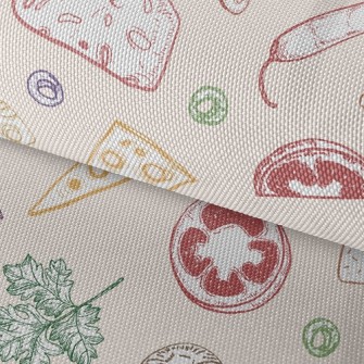 Cheese, Shrimp, Vegetables And Waterproof Oxford