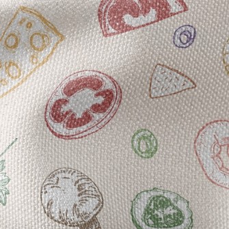 Cheese, Shrimp, Vegetables And Waterproof Canvas