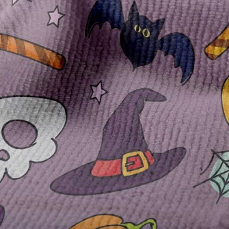 Witch Hat And Pumpkin Terry