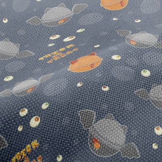 Eyeball Bell Cat Performance Linen