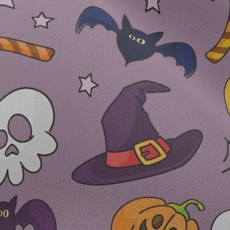 Witch Hat And Pumpkin Chiffon