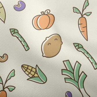 Colorful Bright Vegetables Dobby