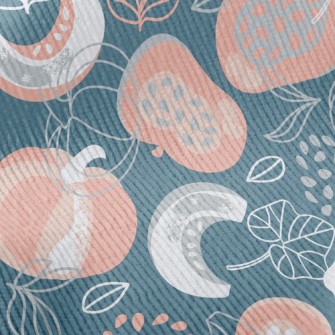 Pumpkin Field With Empty Baske Standard Corduroy