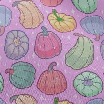 Shiny Colorful Pumpkins Chiffon