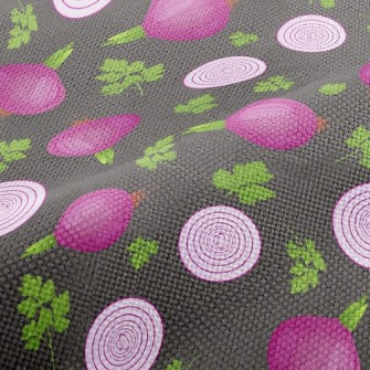 Red Onion Leaves Performance Linen