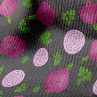 Red Onion Leaves Terry