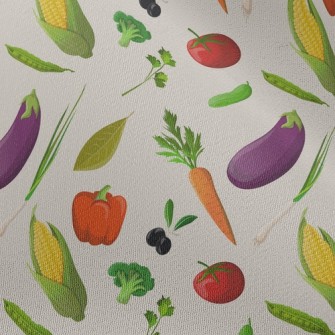 Fresh Colorful Vegetables Chiffon