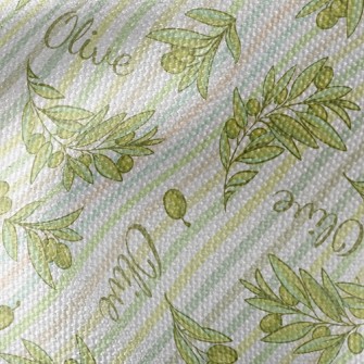 Slash Green Olives Waterproof Canvas