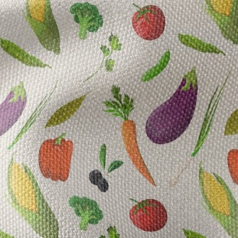 Fresh Colorful Vegetables Waterproof Canvas
