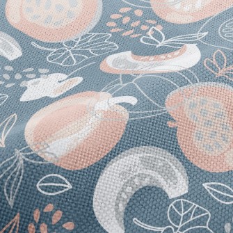 Pumpkin Field With Empty Baske Performance Linen