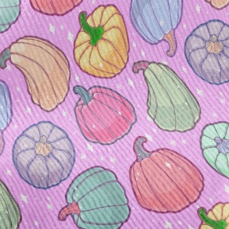 Shiny Colorful Pumpkins Standard Corduroy