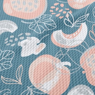 Pumpkin Field With Empty Baske Birdseye Piqué