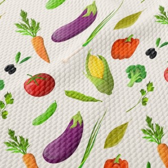 Fresh Colorful Vegetables Birdseye Piqué