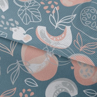 Pumpkin Field With Empty Baske Waterproof Oxford