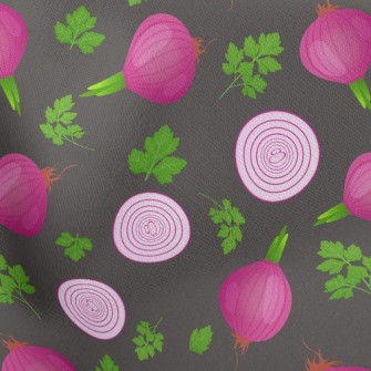 Red Onion Leaves Stretch Ponte